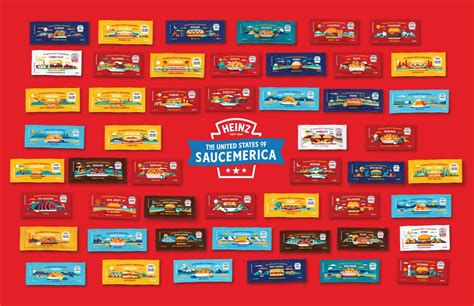 heinz mustard state packets|Heinz releasing sauce packets unique to every state